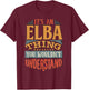 Elba Name T-Shirt - T-Shirt | Maroon