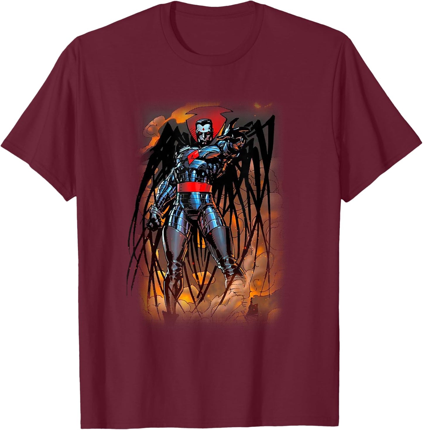 Marvel X-Men Mister Sinister Big Imposing Portrait T-Shirt - T-Shirt | Maroon