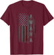 AWANA Family American Flag T-Shirt - T-Shirt | Maroon