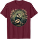 Funny Opossum Possum Playing the Banjo T-Shirt - T-Shirt | Maroon