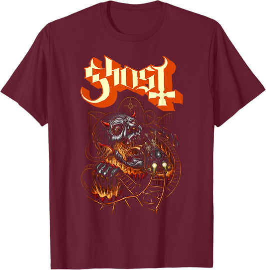 Ghost – Coaster T-Shirt - T-Shirt | Maroon