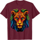 Tribal Lion T-Shirt - T-Shirt | Maroon