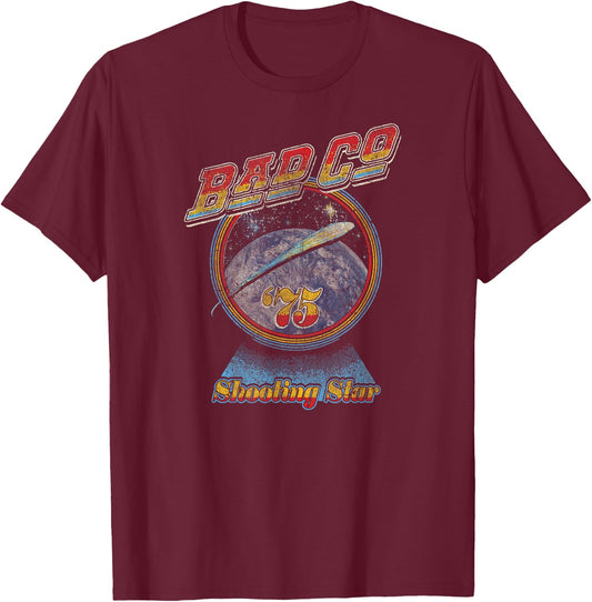 Bad Company - Shooting Star T-Shirt - T-Shirt | Maroon