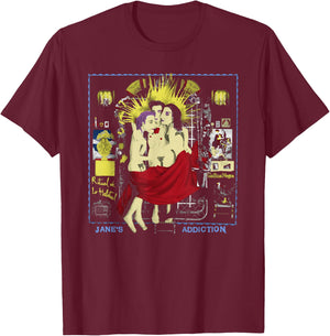 Jane’s Addiction – Habitual T-Shirt - T-Shirt | Maroon
