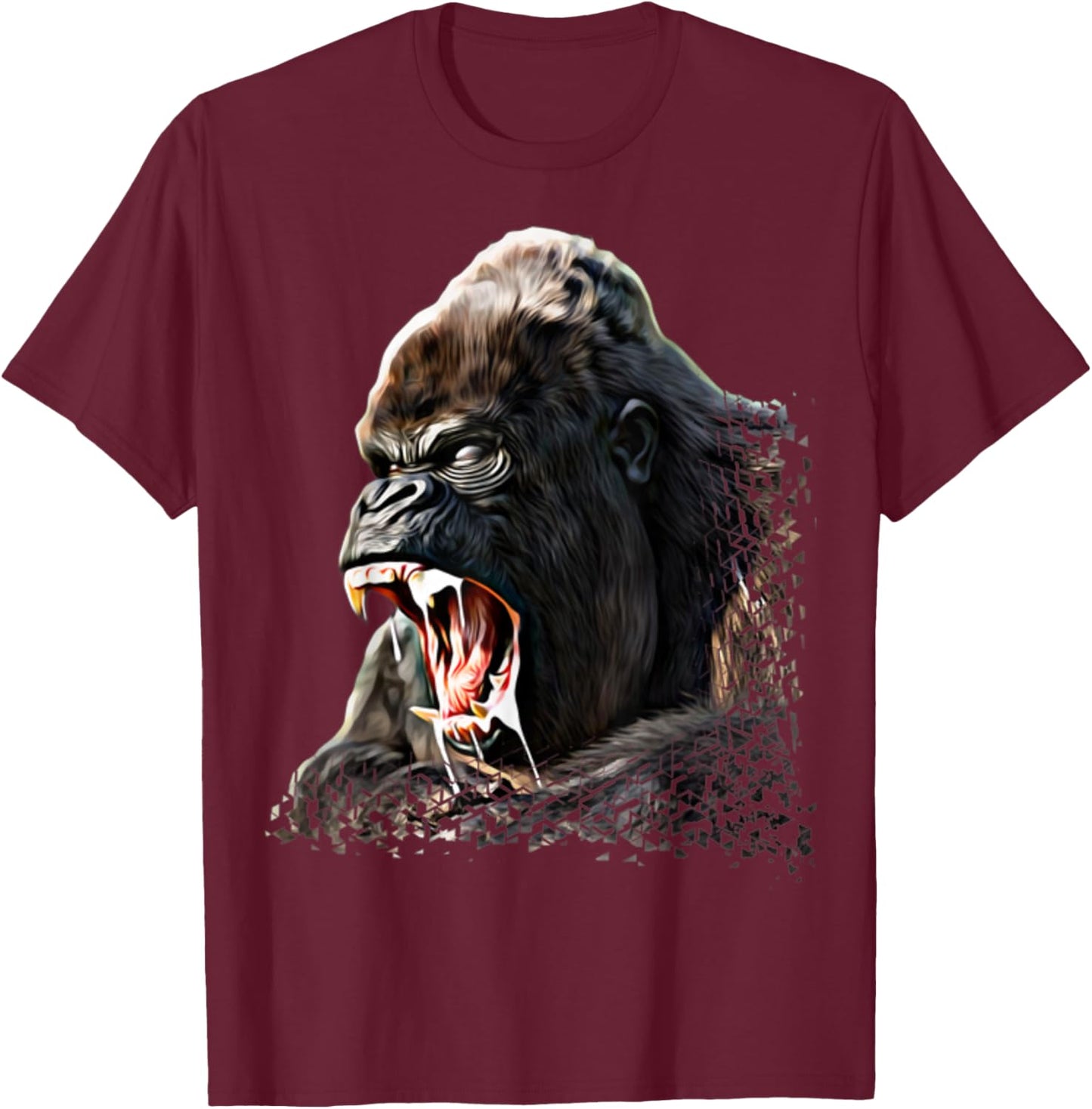 Gorilla Ape Monkey Animal Lover Women & Kids Gorilla T-Shirt - T-Shirt | Maroon