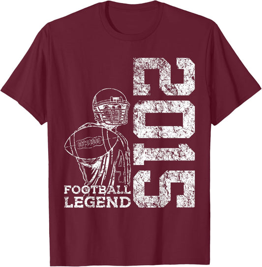 11 Years Football Legend 2015 11th Birthday T-Shirt - T-Shirt | Maroon