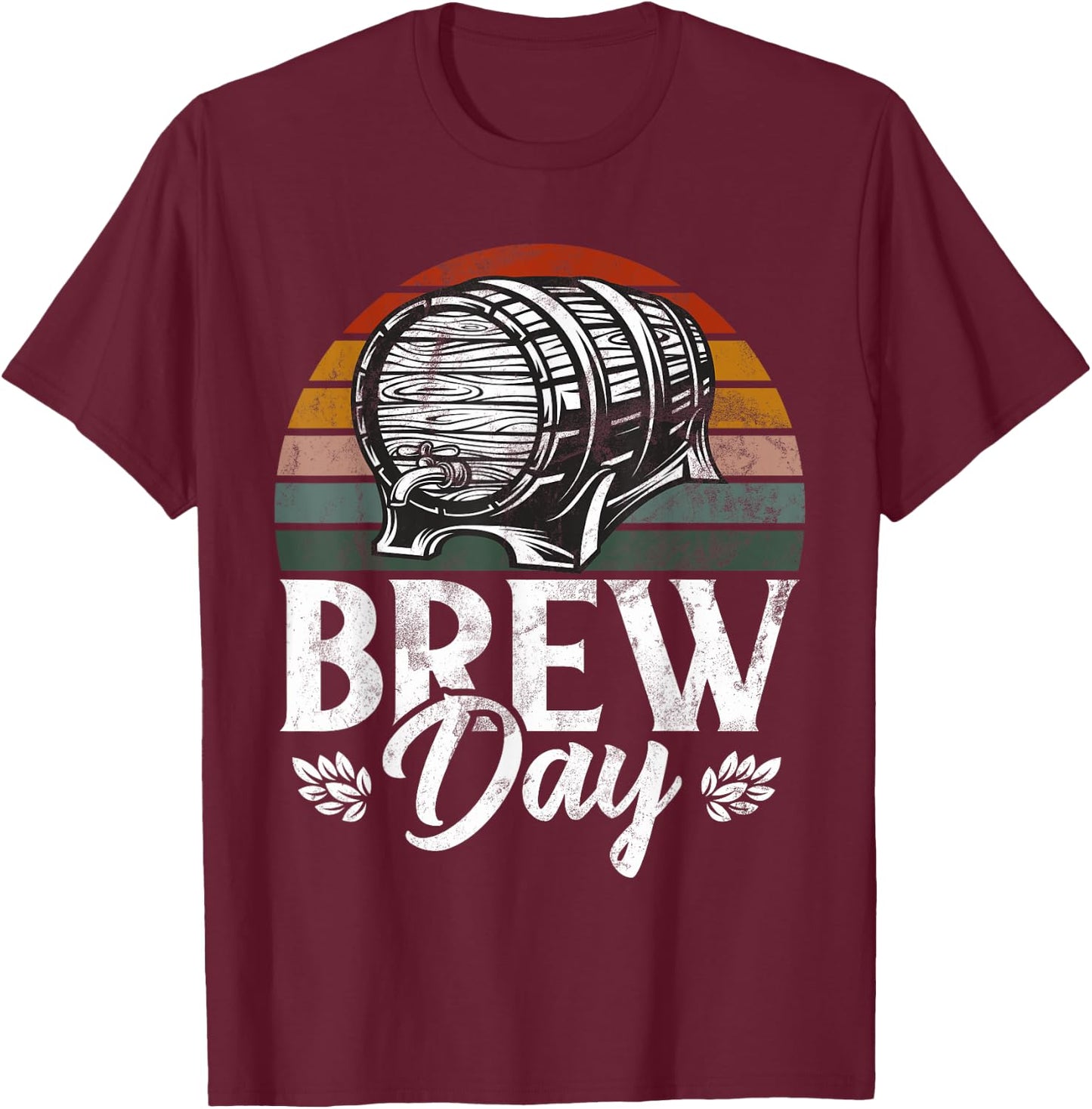 Brew Day Craft Beer Brewers Brew Master Home Brewing Lover T-Shirt - T-Shirt | Maroon