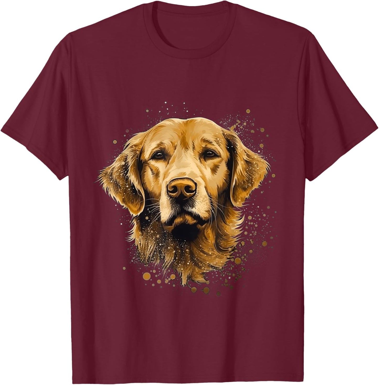 Golden Retriever T-Shirt - T-Shirt | Maroon