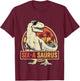 6 Year Old Dinosaur Birthday 6th T Rex Dino Six Saurus T-Shirt - T-Shirt | Maroon