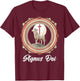 Agnus Dei Sanctus Traditional Latin Mass Catholic T-Shirt - T-Shirt | Maroon