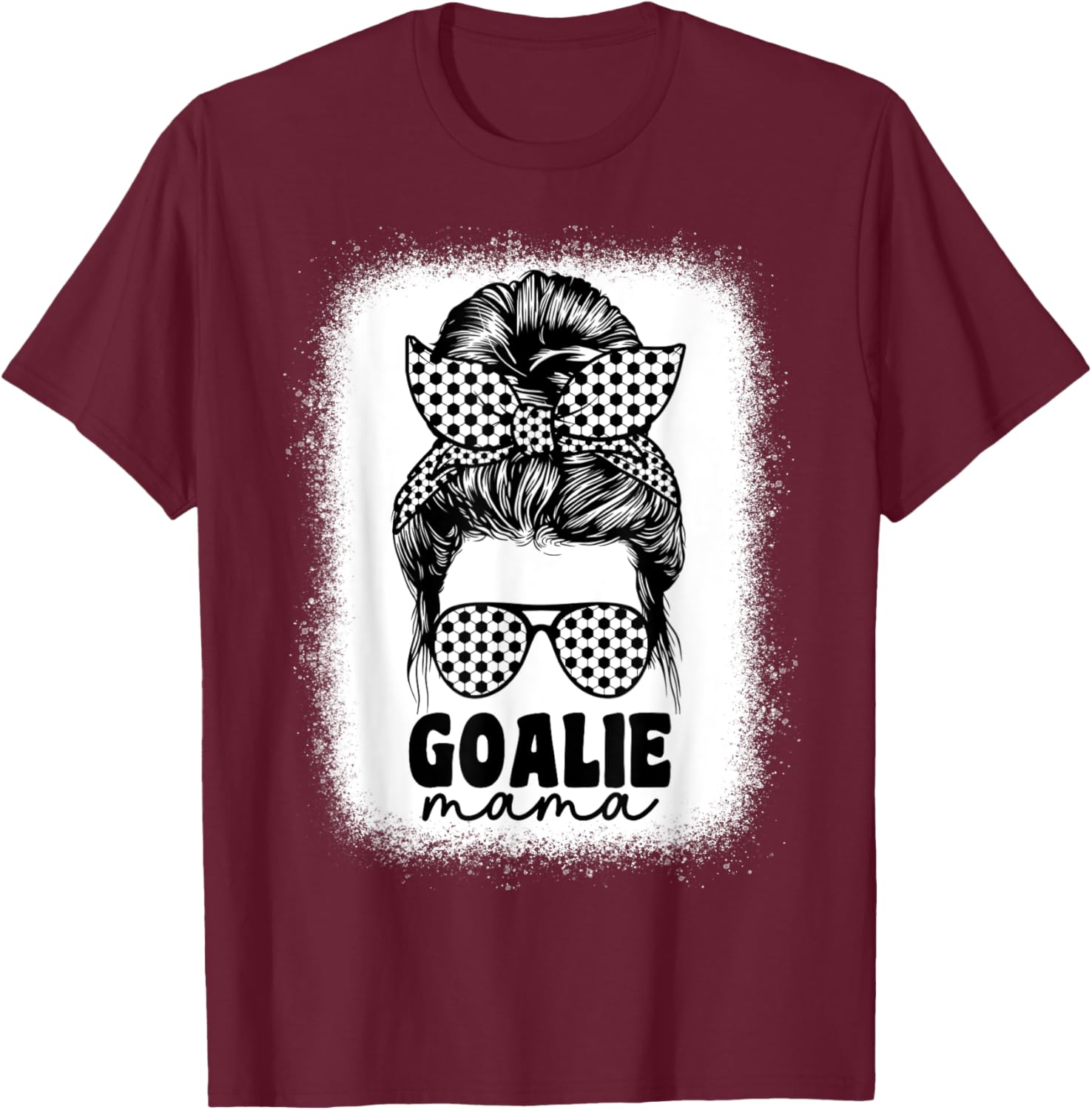 Soccer Goalie Mama Goal Keeper Soccer Goalkeeper Mom Funny T-Shirt - T-Shirt | Maroon