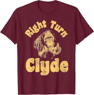 Right Turn Clyde T-Shirt - T-Shirt | Maroon