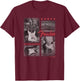 Fender Est. 1946 Electric Guitar Panels T-Shirt - T-Shirt | Maroon