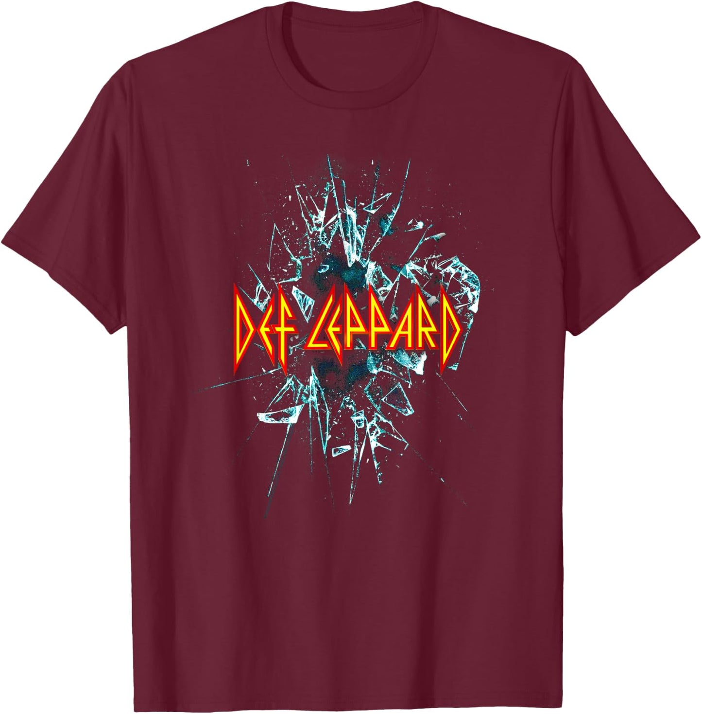 Def Leppard - Def Leppard Album T-Shirt - T-Shirt | Maroon