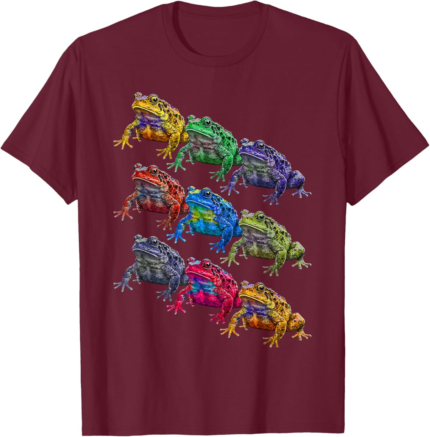 Cane Toad Bufo T-Shirt - T-Shirt | Maroon