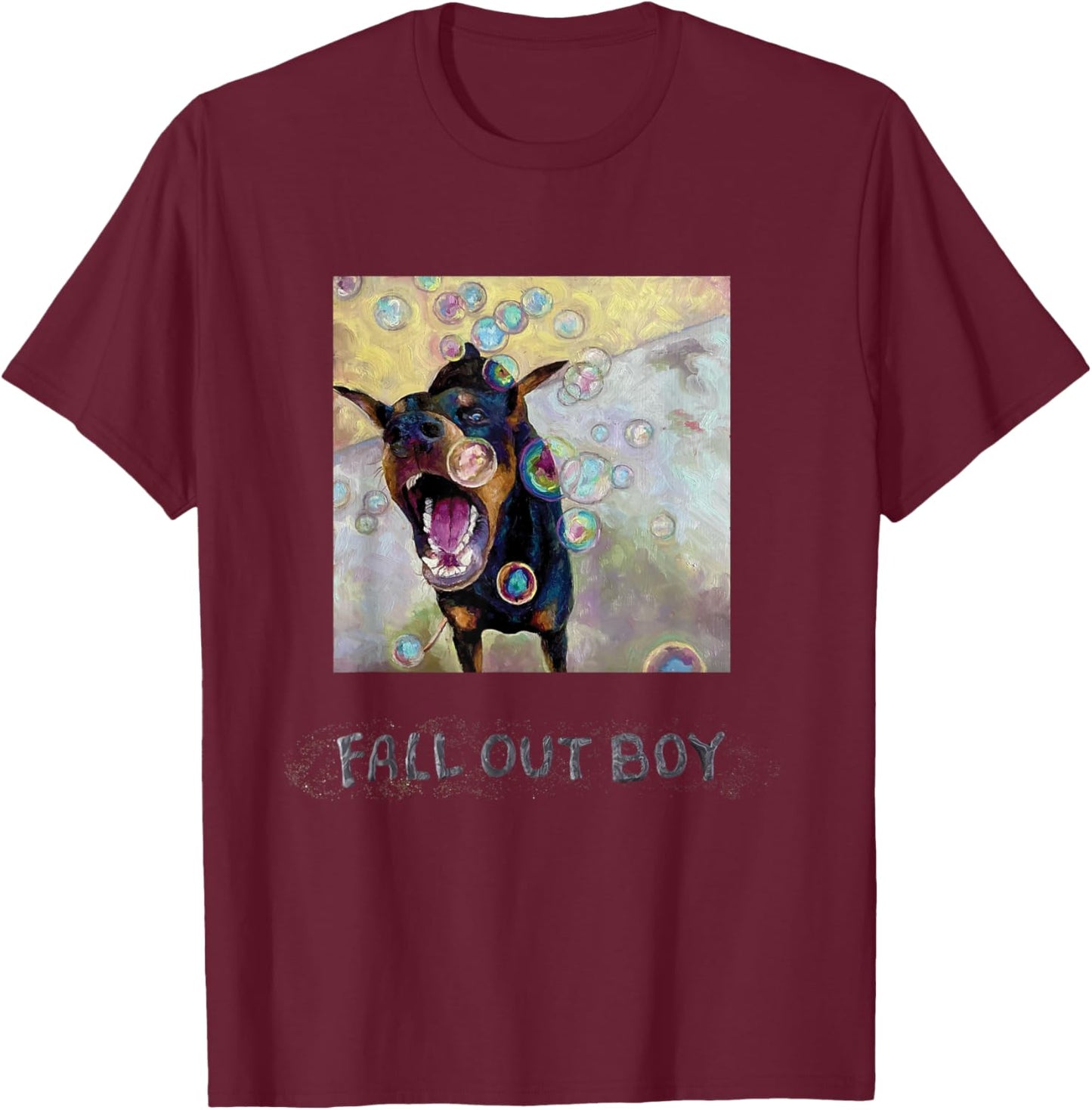 Fall Out Boy - SMFS Album Cover T-Shirt - T-Shirt | Maroon