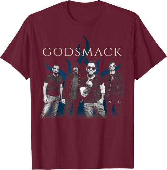 Godsmack – Blue Sun Photo T-Shirt - T-Shirt | Maroon