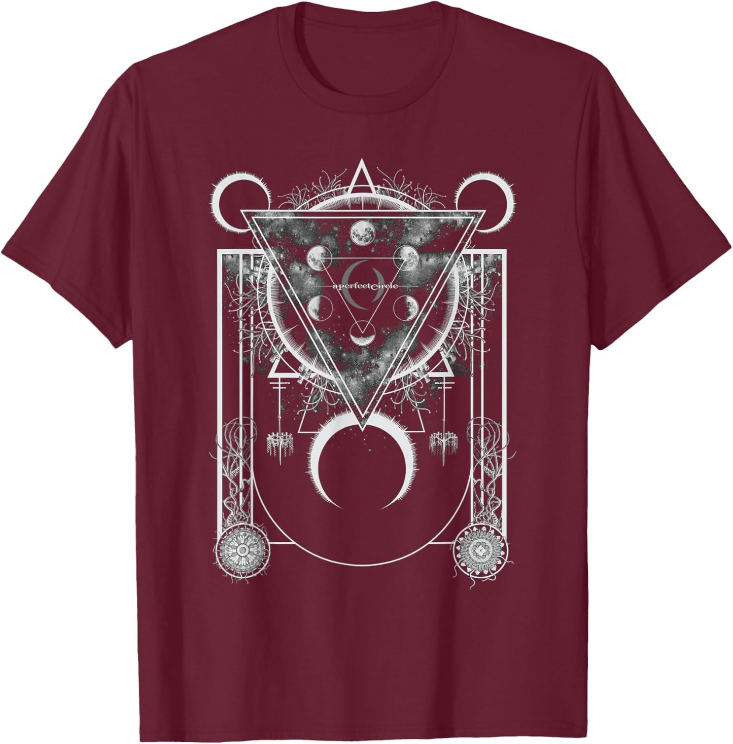 A Perfect Circle – Crescents T-Shirt - T-Shirt | Maroon