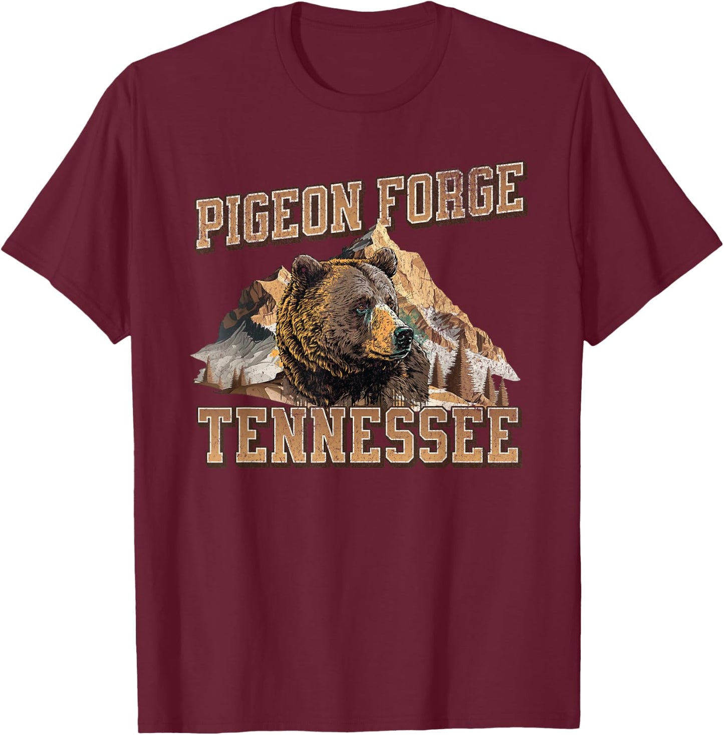 Pigeon Forge T-Shirt - T-Shirt | Maroon