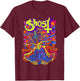 Ghost – Satanic Panic Bright Colors T-Shirt - T-Shirt | Maroon