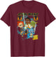 Star Wars: Young Jedi Adventures Hero Group Shot T-Shirt - T-Shirt | Maroon