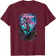Marvel X-Men Psylocke Wielding Sword Vintage Poster T-Shirt - T-Shirt | Maroon
