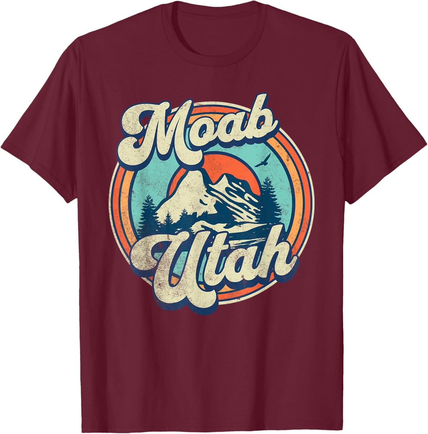 Moab Utah T-Shirt - T-Shirt | Maroon