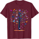 Butterfly Tree Beautiful T-Shirt - T-Shirt | Maroon