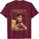 Aretha Franklin Portrait of a Queen T-Shirt - T-Shirt | Maroon