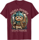 Nordic Norse Viking Cat Warrior , Men, Kids T-Shirt - T-Shirt | Maroon
