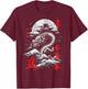 Japanese Japanese Asia Artwork manga T-Shirt - T-Shirt | Maroon