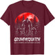 Grumpa Squatch Funny Bigfoot Dad Sasquatch Yeti Fathers day T-Shirt - T-Shirt | Maroon
