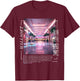Vaporwave Aesthetic Liminal Yami Kawaii Pastel Goth T-Shirt - T-Shirt | Maroon