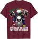 Brazilian By Blood American By Birth Patriot by Choice Eagle T-Shirt - T-Shirt | Maroon