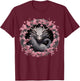 Blossom Dragon T-Shirt - T-Shirt | Maroon