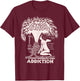 Jane's Addiction Official Adults - Black - Small - Short Sleeve - - Classic Fit - Solid Colors: 100% Cotton T-Shirt - T-Shirt | Maroon