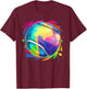 Tie Dye Tennis Funny Tennis Lovers Men Women Boys Kids T-Shirt - T-Shirt | Maroon