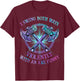 I Swing Both Ways Violently With An Axe Funny T-Shirt - T-Shirt | Maroon