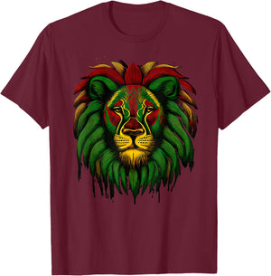 Kids Leo Awesome Lion Zodiac Birthday Sign Reggae Legend T-Shirt - T-Shirt | Maroon