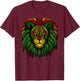 Kids Leo Awesome Lion Zodiac Birthday Sign Reggae Legend T-Shirt - T-Shirt | Maroon