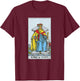 King of Cups Taro Card Shirt King of Cups Tarot T-Shirt - T-Shirt | Maroon