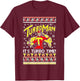 TurboMan It's Turbo Time Ugly T-Shirt - T-Shirt | Maroon