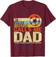 My Favorite Soccer Player Calls Me Dad Soccer Retro T-Shirt - T-Shirt | Maroon