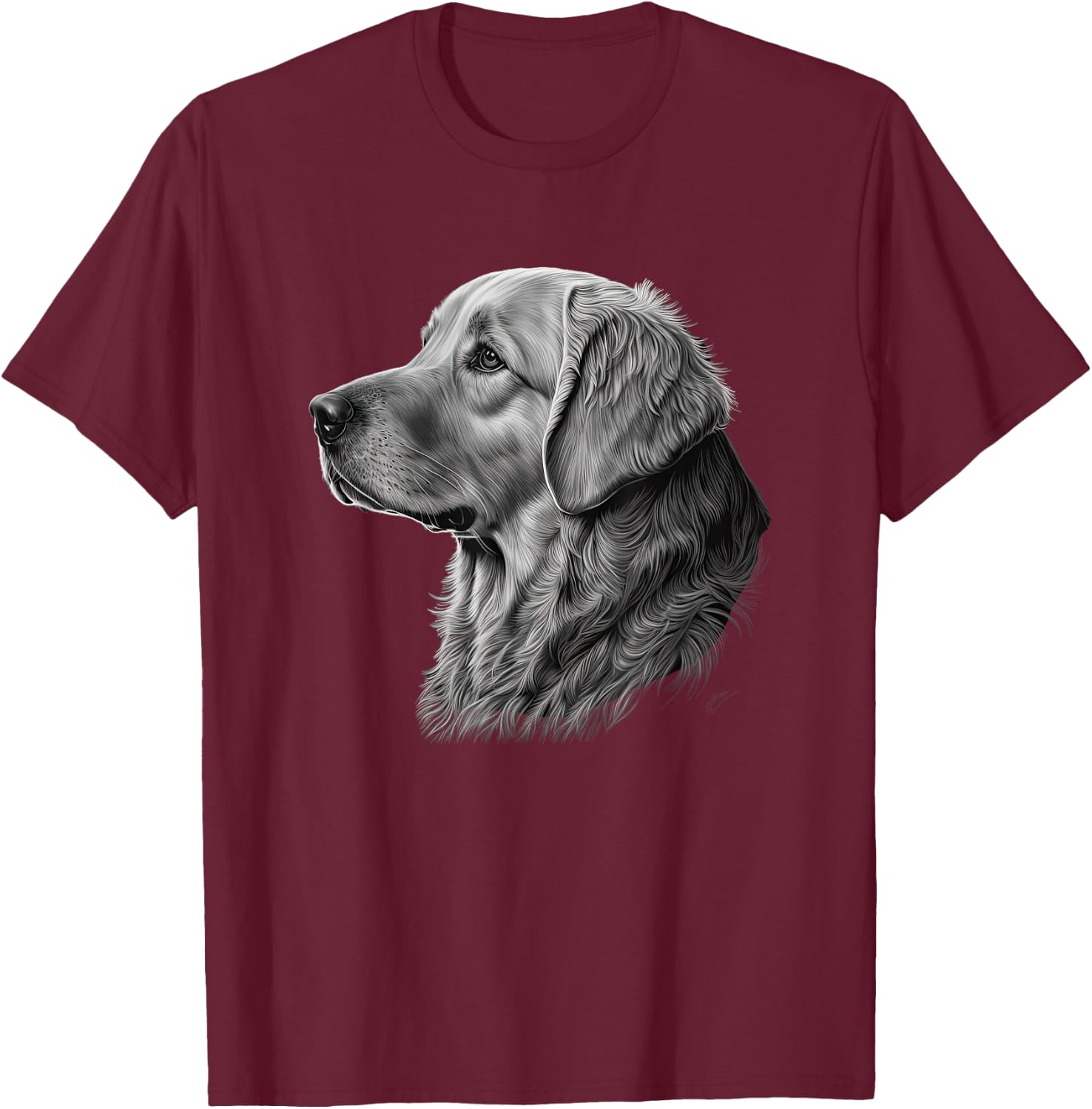 Funny Golden Retriever T-Shirt - T-Shirt | Maroon