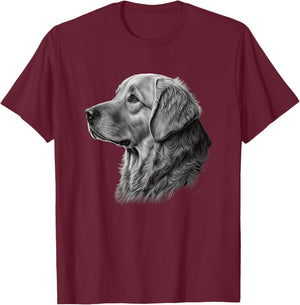 Funny Golden Retriever T-Shirt - T-Shirt | Maroon