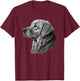 Funny Golden Retriever T-Shirt - T-Shirt | Maroon