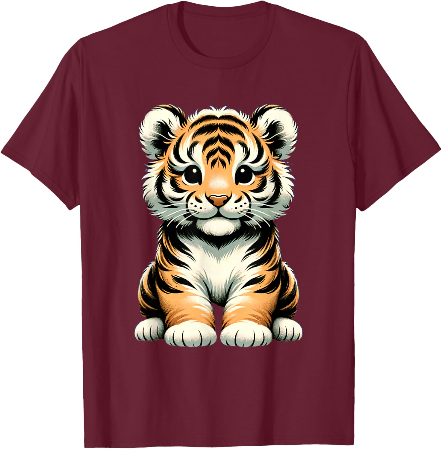Tiger Cub T-Shirt - T-Shirt | Maroon