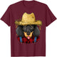 Dachshund Farmer Wiener Sausage Dog Lover Women Kids T-Shirt - T-Shirt | Maroon