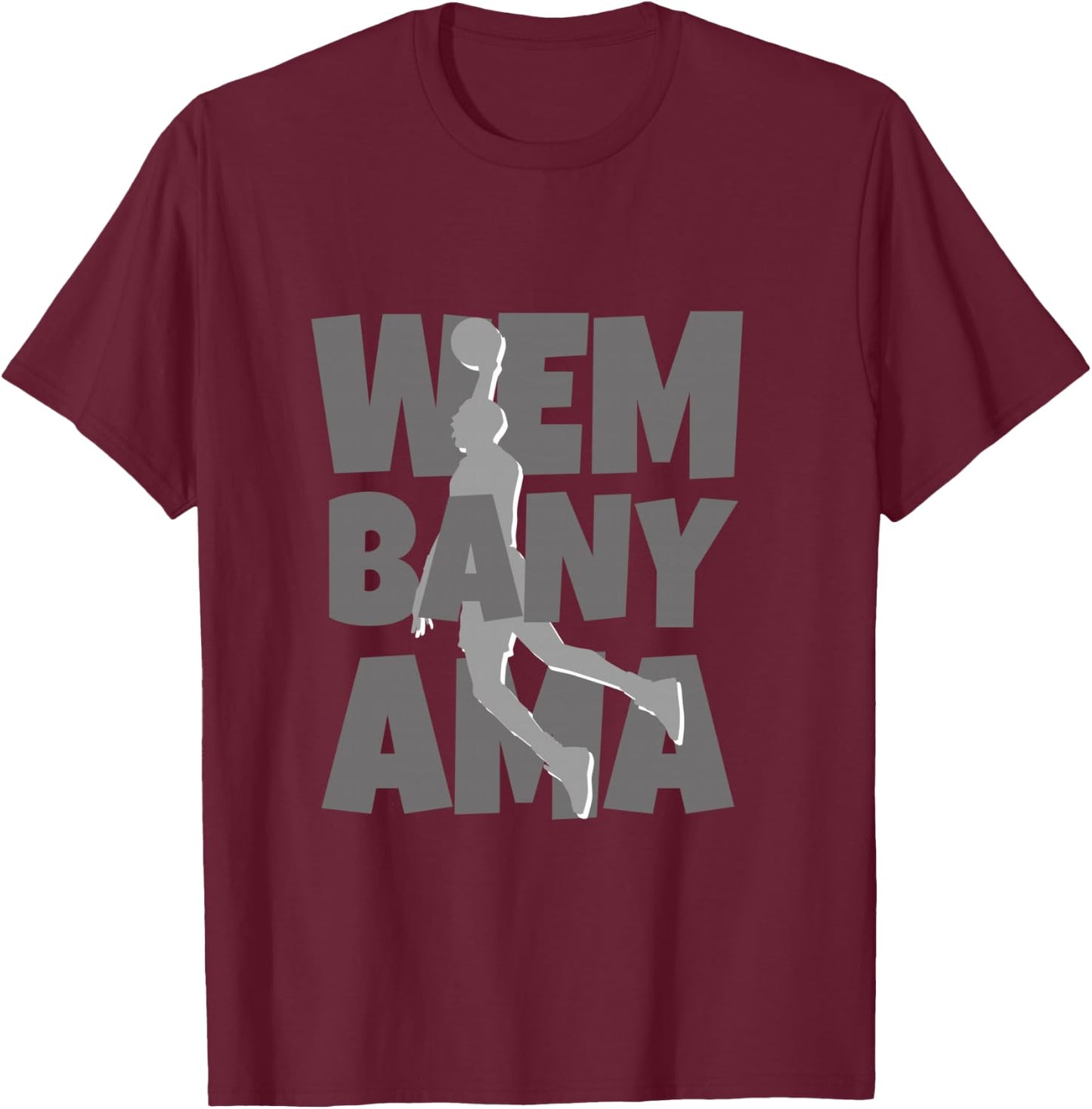 Wembanyama Basketball Amazing Gift Fan T-Shirt - T-Shirt | Maroon