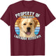 Labrador Retriever Yellow Owner Lover Retro Vintage T-Shirt - T-Shirt | Maroon